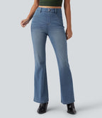 Legging denim bootcut Halara Flex™ gainant effet push-up taille haute avec poches