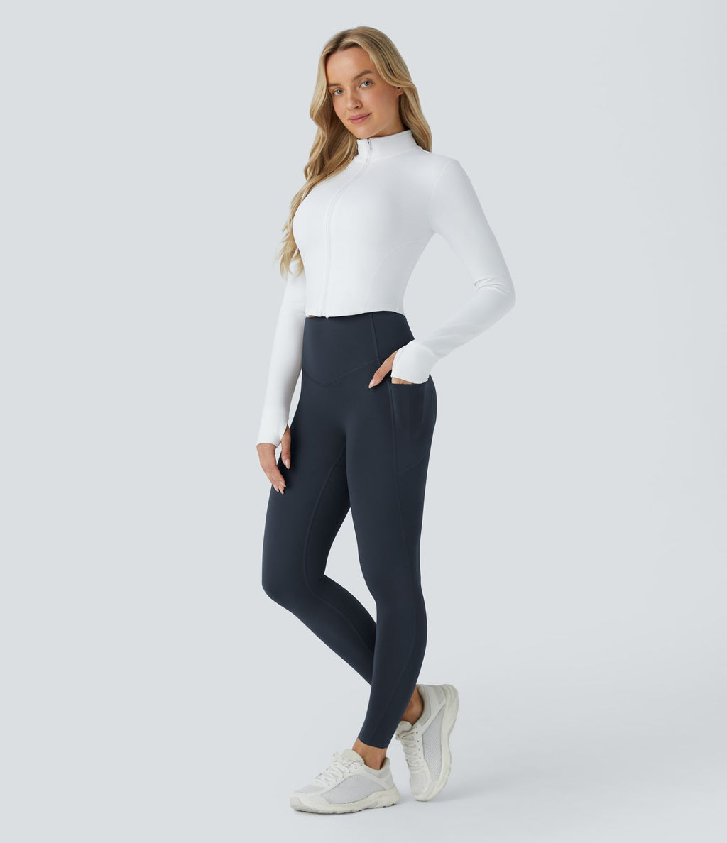 Legging d'entraînement gainant galbant taille haute avec poches Halara UltraSculpt™