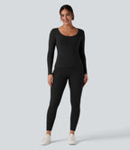 Legging chauffant taille haute Halara HeatCore avec poches