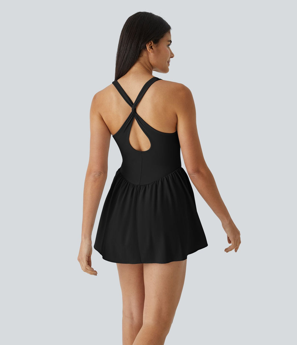 Robe de sport mini 2-en-1 Breezeful™ corset fluide séchage rapide avec poche padel/pickleball A-C