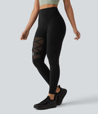 Halara UltraSculpt™ Legging de yoga 7/8 taille haute ventre plat avec maille respirante et boucle