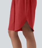 Short resort taille haute gainant séchage rapide avec fentes Breezeful™ et poches