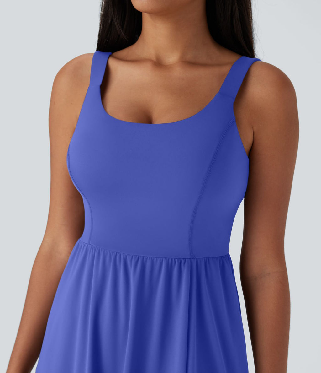 Robe décontractée mi-longue SoftlyZero™ Airy avec coques et effet frais InstantCool avec poches, bonnets E-G