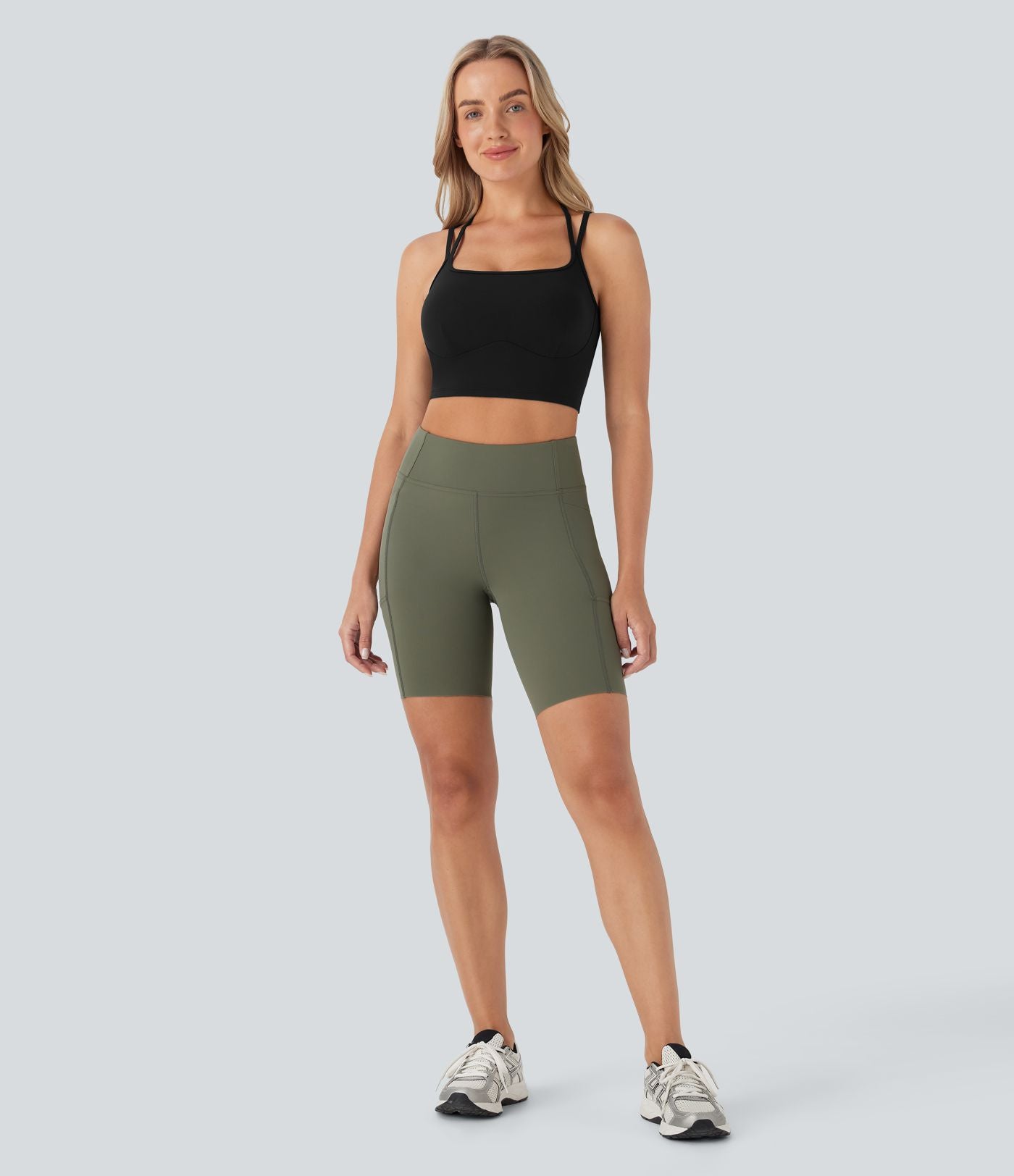 Brassière de sport yoga SoftlyZero™ Plush soutien léger double bretelles bonnets A-D