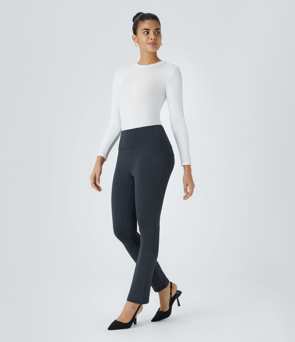 Pantalon de travail fuselé taille haute Halara Flex™ DayStretch avec poches