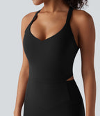 Combinaison d'entraînement gainante Halara UltraSculpt™ avec poches - Édition Easy Peasy - Bonnets E-G