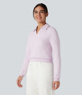 Haut de sport polo à manches longues sans couture OneForm Seamless Flow