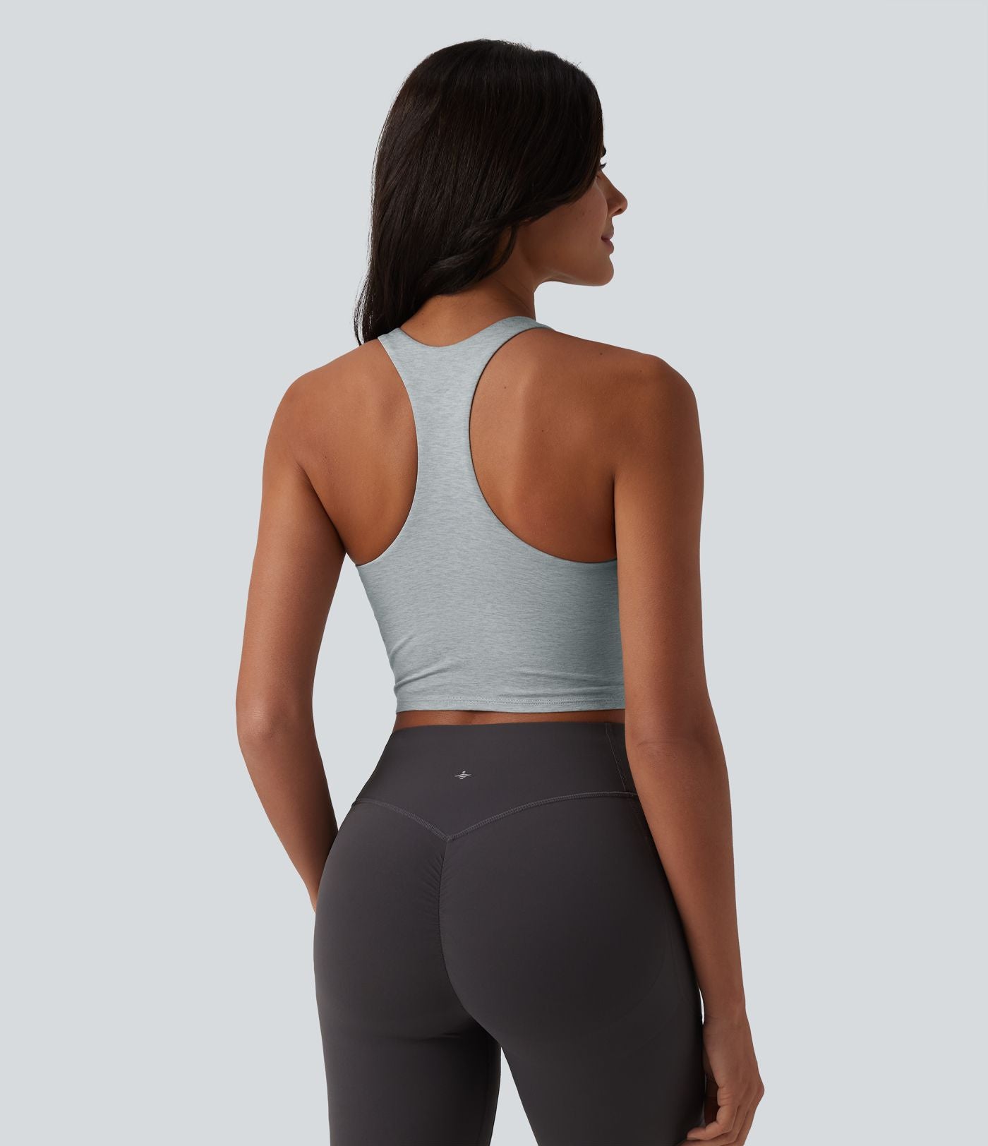 Haut de sport yoga court dos nageur