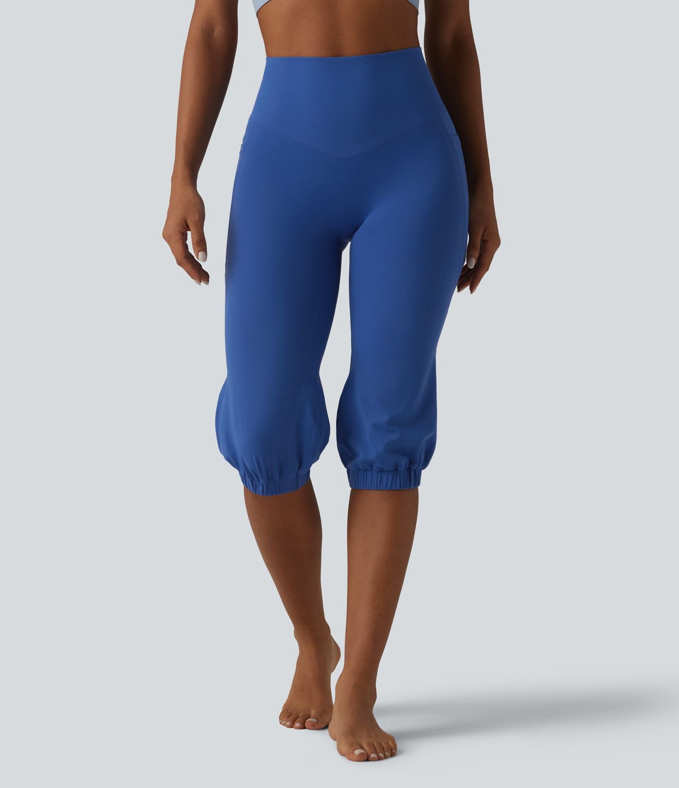 SoftlyZero™ Jogging corsaire ballon taille haute ventre plat pour la danse avec poches