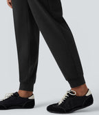 Jogging décontracté  thermique taille haute séchage rapide avec poches-UPF40+