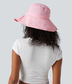 Chapeau de soleil large bord réglable - UPF40+