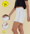 Short de yoga 2-en-1 Halara X Smiley® SoftlyZero™ Airy 12,5 cm taille très haute effet frais InstantCool avec poches, longueur allongée