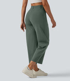 Pantalon barrel DayStretch taille haute avec poches
