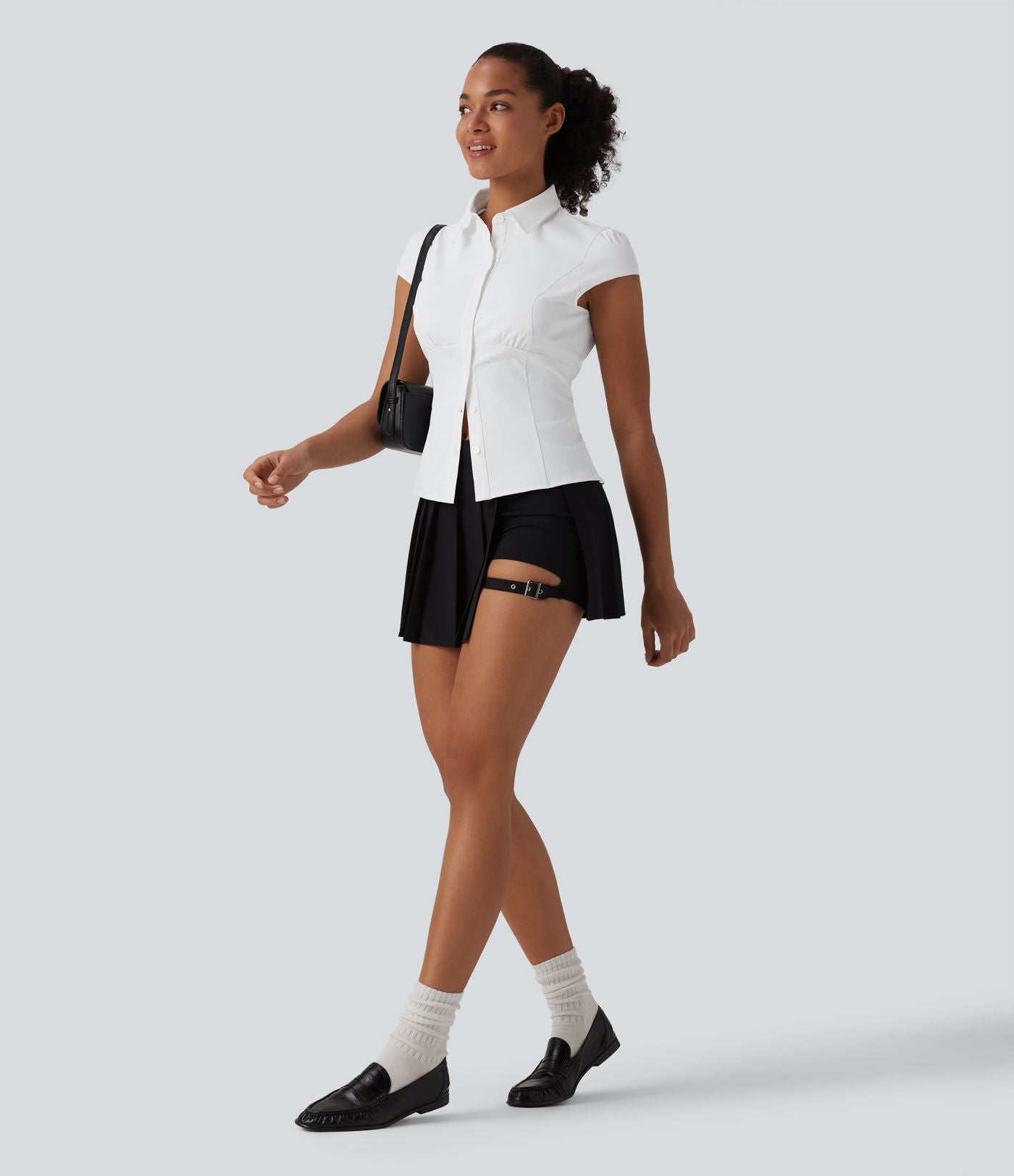 Chemise casual manches courtes séchage rapide