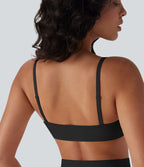 Brassière décontractée à bretelles réglables haute élasticité