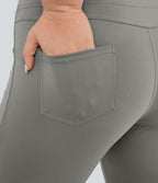 Legging yoga évasé grande taille taille haute DayStretch avec poches