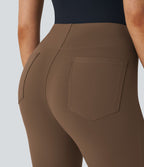 Pantalon tailleur fuselé taille haute Halara Flex™ avec poches