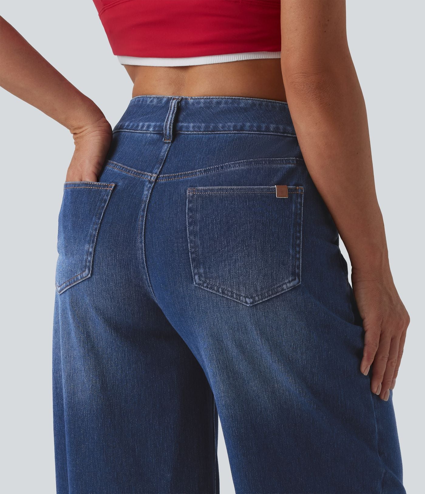 Jean large Halara Flex™ taille mi-haute avec poches