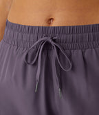 Shorts Running 7,5cm 2 en1 Taille Mi-Haute Cordon de Serrage Empiècement Mesh Contrastant