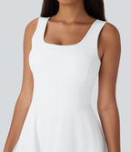 Robe SoftlyZero™ Airy de danse mini 2-en-1 dos nu, col U, bretelles croisées, poches latérales et effet frais InstantCool, accès facile Easy Peasy