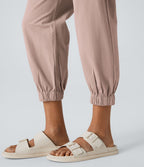 Joggings décontractés à taille mi-haute avec poches