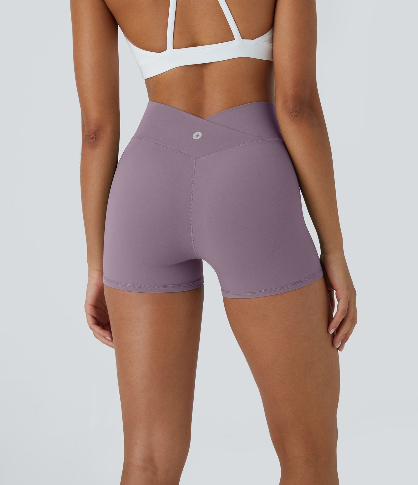 Softlyzero™ Short 7,5cm Biker Taille Haute Croisé Uni