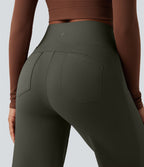 Pantalon yoga large gainant taille haute DayStretch avec poches