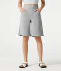 Short ample casual taille haute 25,5 cm avec poches