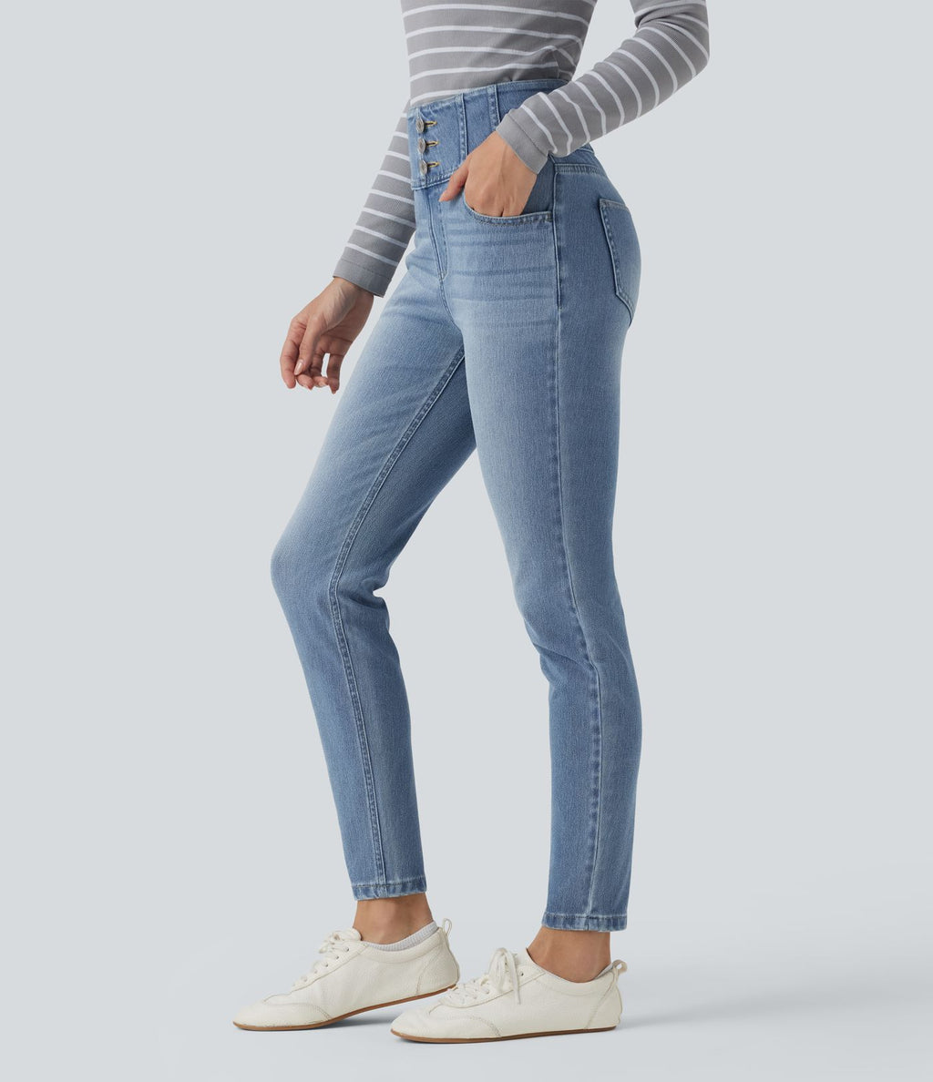 Jean skinny Halara Flex™ taille haute avec poches