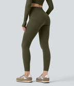 Legging de randonnée 7/8 résistant à l'usure taille haute avec poches