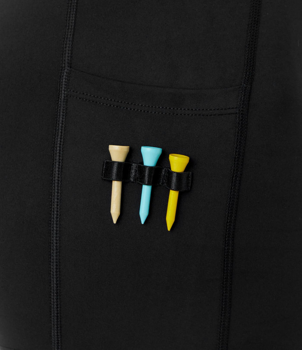 Robe active golf mini 2 pièces col color block zippée sans manches DayStretch avec poches - Poche pour tees de golf