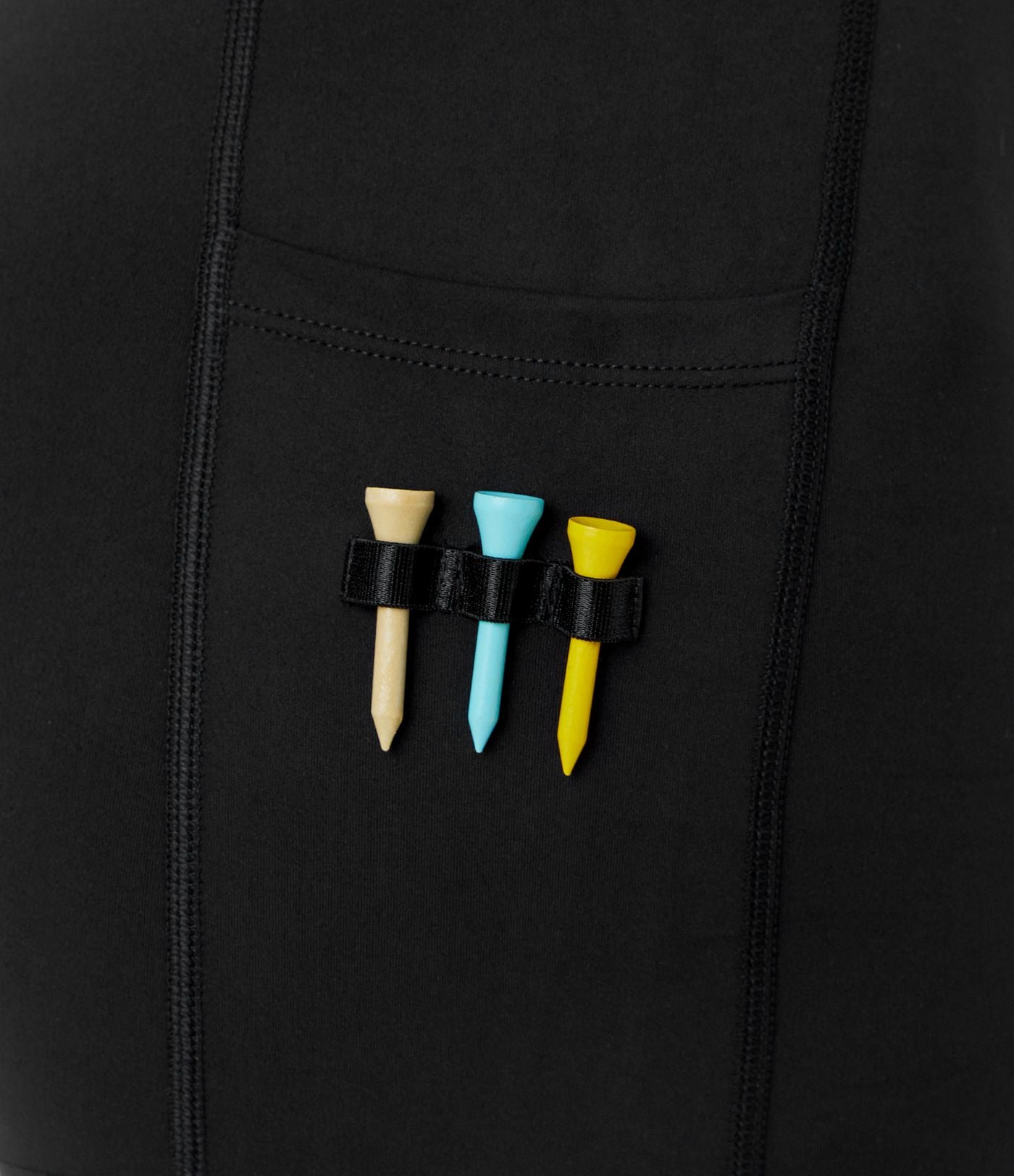 Robe active golf mini 2 pièces col color block zippée sans manches DayStretch avec poches - Poche pour tees de golf