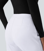 Pantalon tailleur évasé taille haute Halara Flex™ DayStretch avec poches