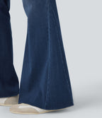 Jean décontracté Halara Flex™ taille mi-haute coupe évasée avec poches