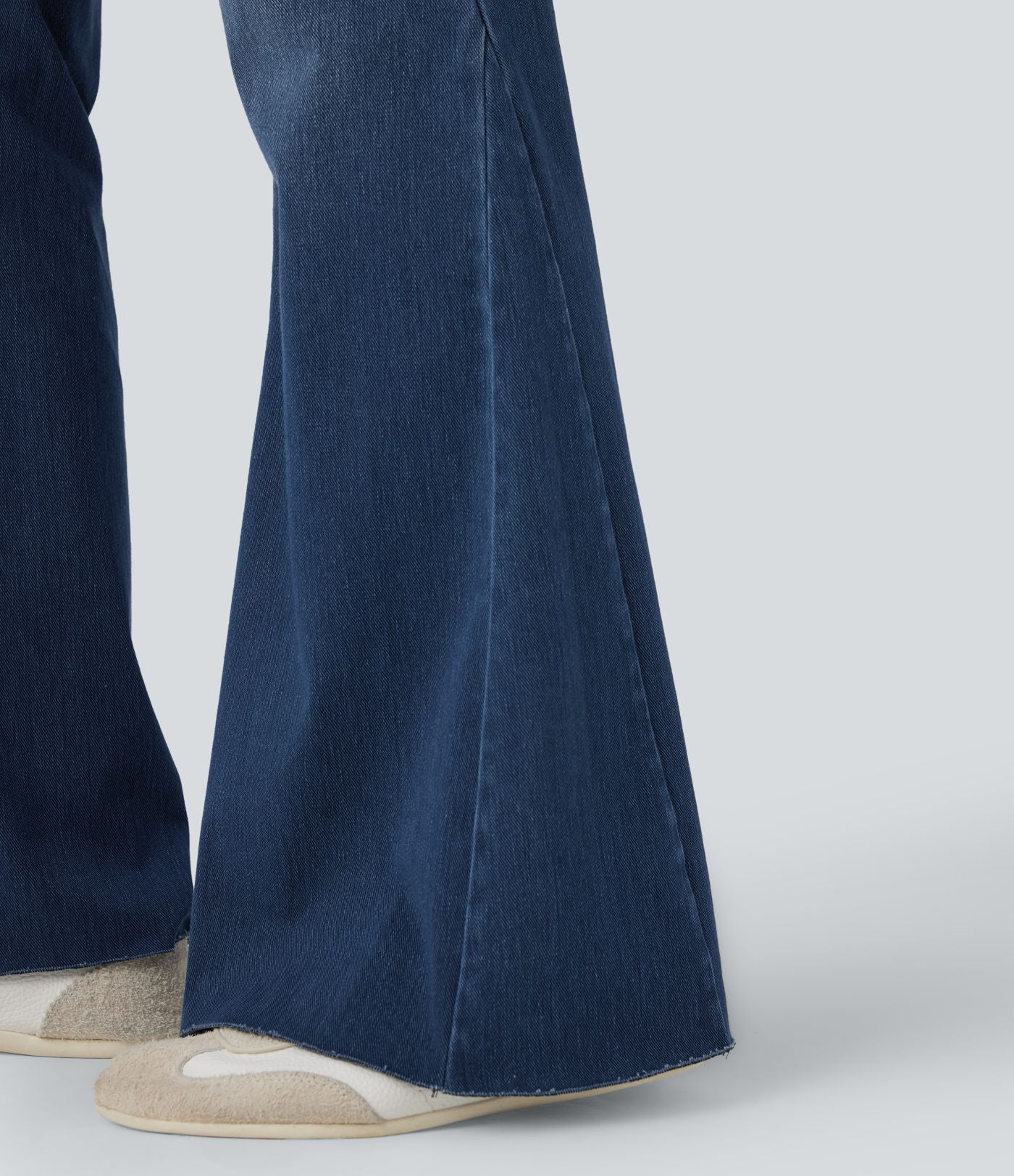 Jean décontracté Halara Flex™ taille mi-haute coupe évasée avec poches