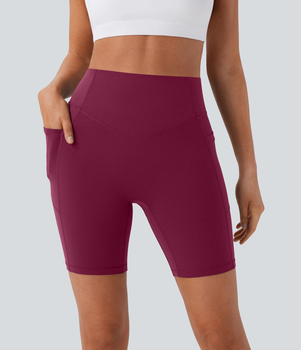 Legging de yoga gainant taille haute chiné à séchage rapide avec poches Halara UltraSculpt™