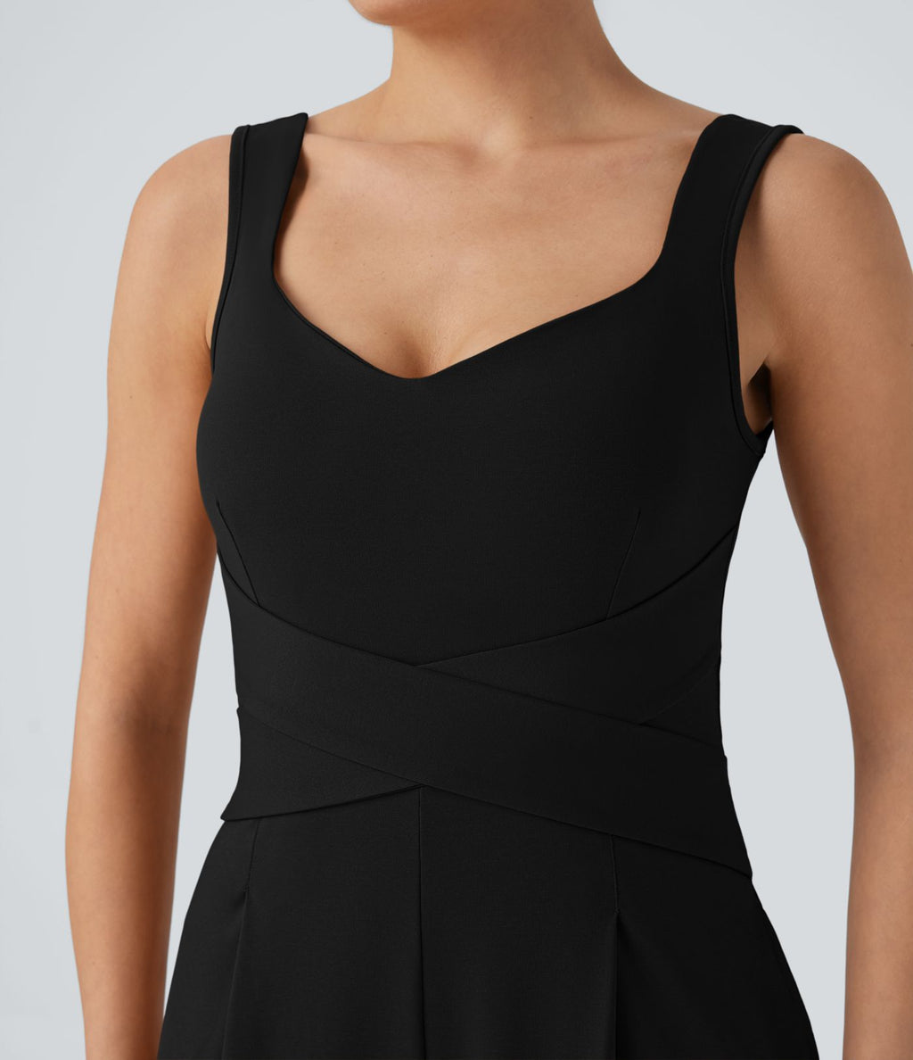 Combinaison casual sans manches dos U avec poches - Édition Easy Peasy