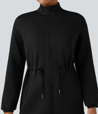 Veste décontractée SpacerTek™ col montant, manches longues avec cordon de serrage et poches