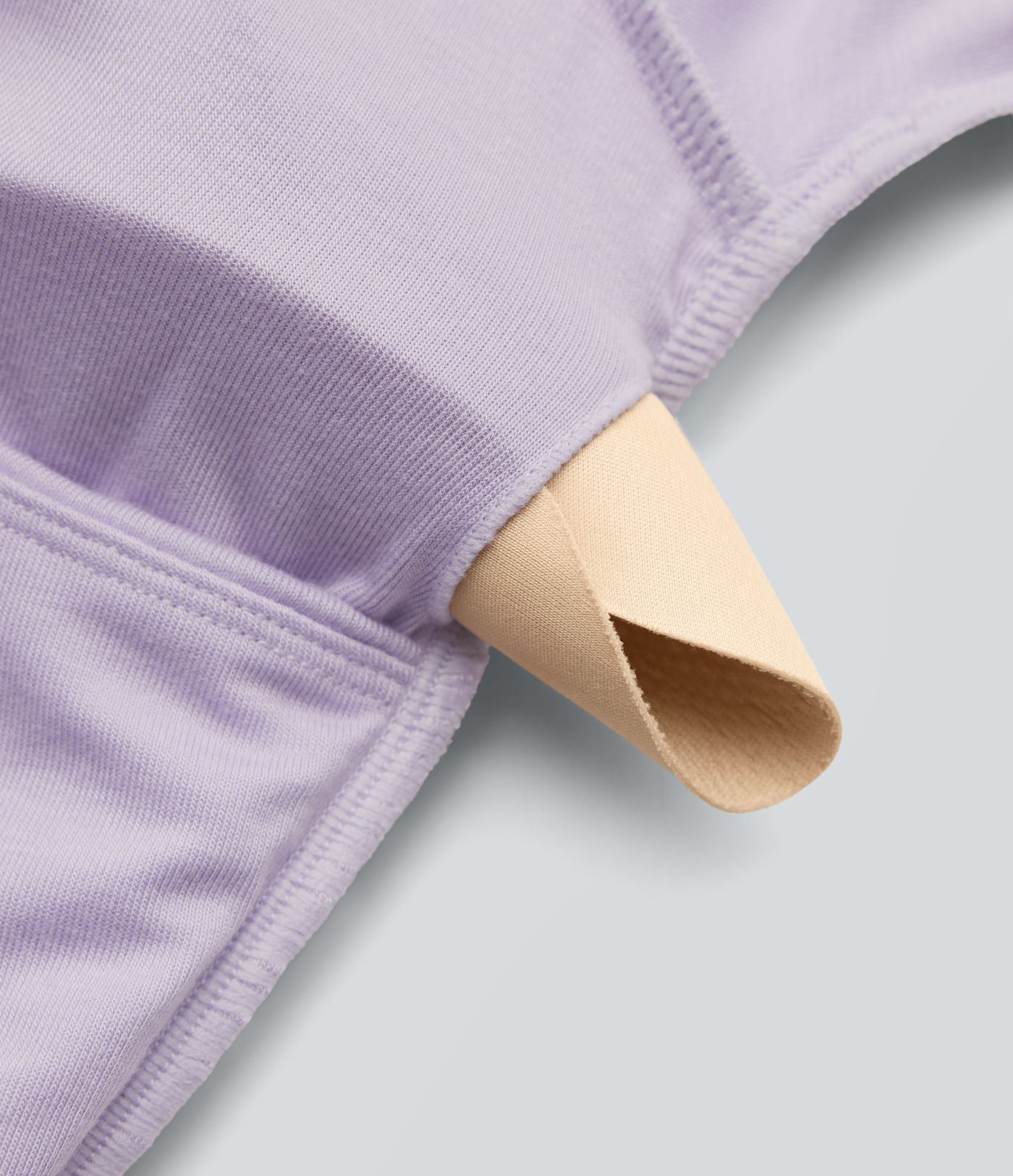 Combinaison casual en maille côtelée dos nu noué épaules dénudées manches longues avec soutien-gorge intégré et poches