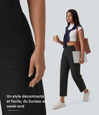 Pantalon barrel DayStretch taille haute avec poches