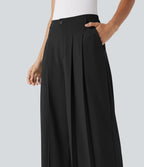 Pantalon tailleur large fluide Breezeful™ taille mi-haute séchage rapide avec poches latérales