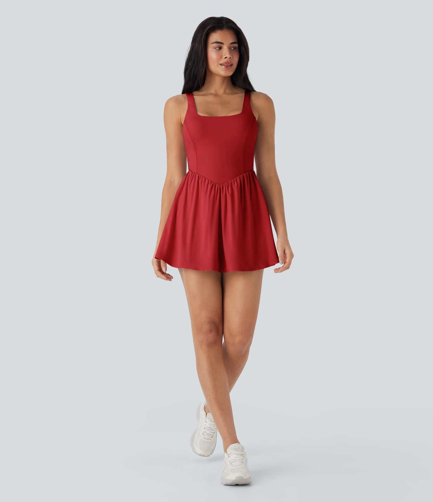 Robe active danse mini 2-en-1 Breezeful™ dos nu avec liens dos séchage rapide et poche latérale - Édition Easy Peasy