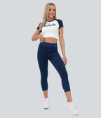 Halara Flex™ Jegging Capri Taille Haute Extensible Poche Latérale Arrière