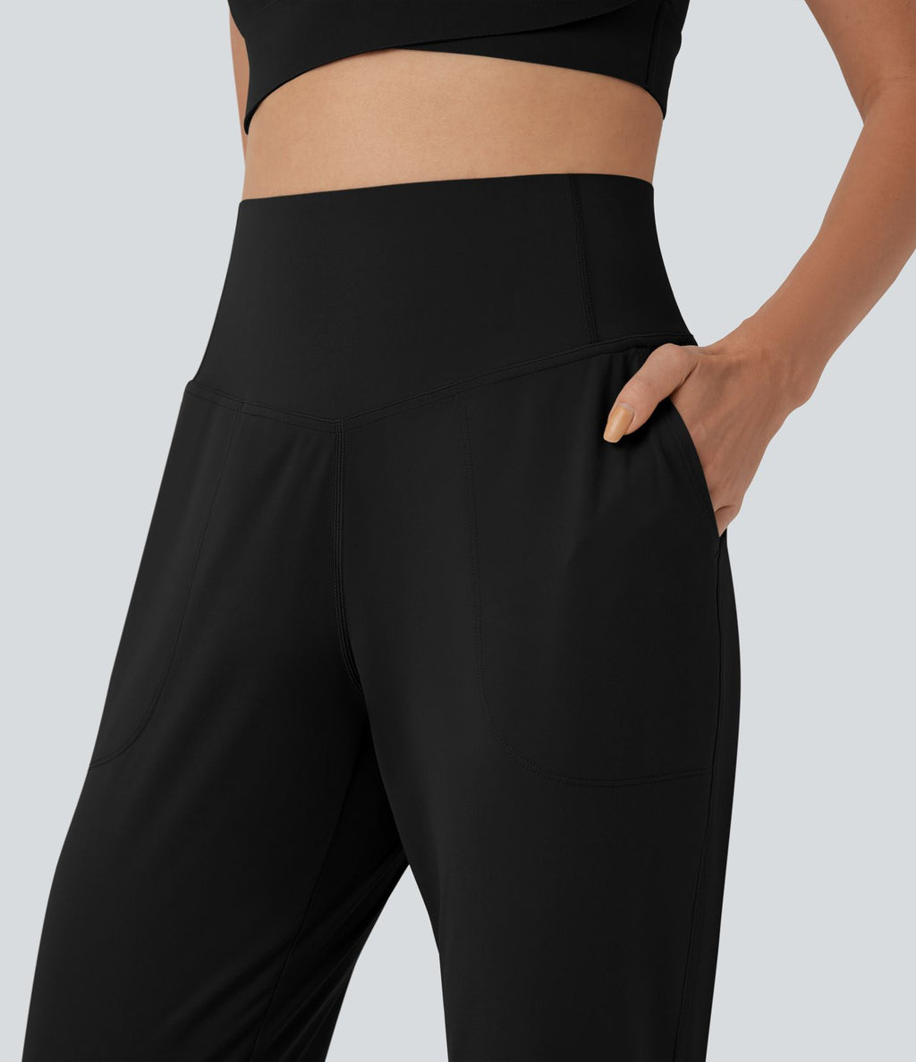 Jogging de yoga gainant taille haute avec poches Halara UltraSculpt™