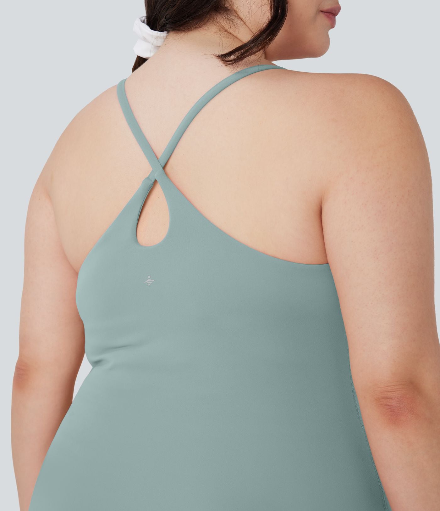 Robe de sport grande taille dos nu Softlyzero™ Plush - longueur rallongée - Easy Peasy Edition