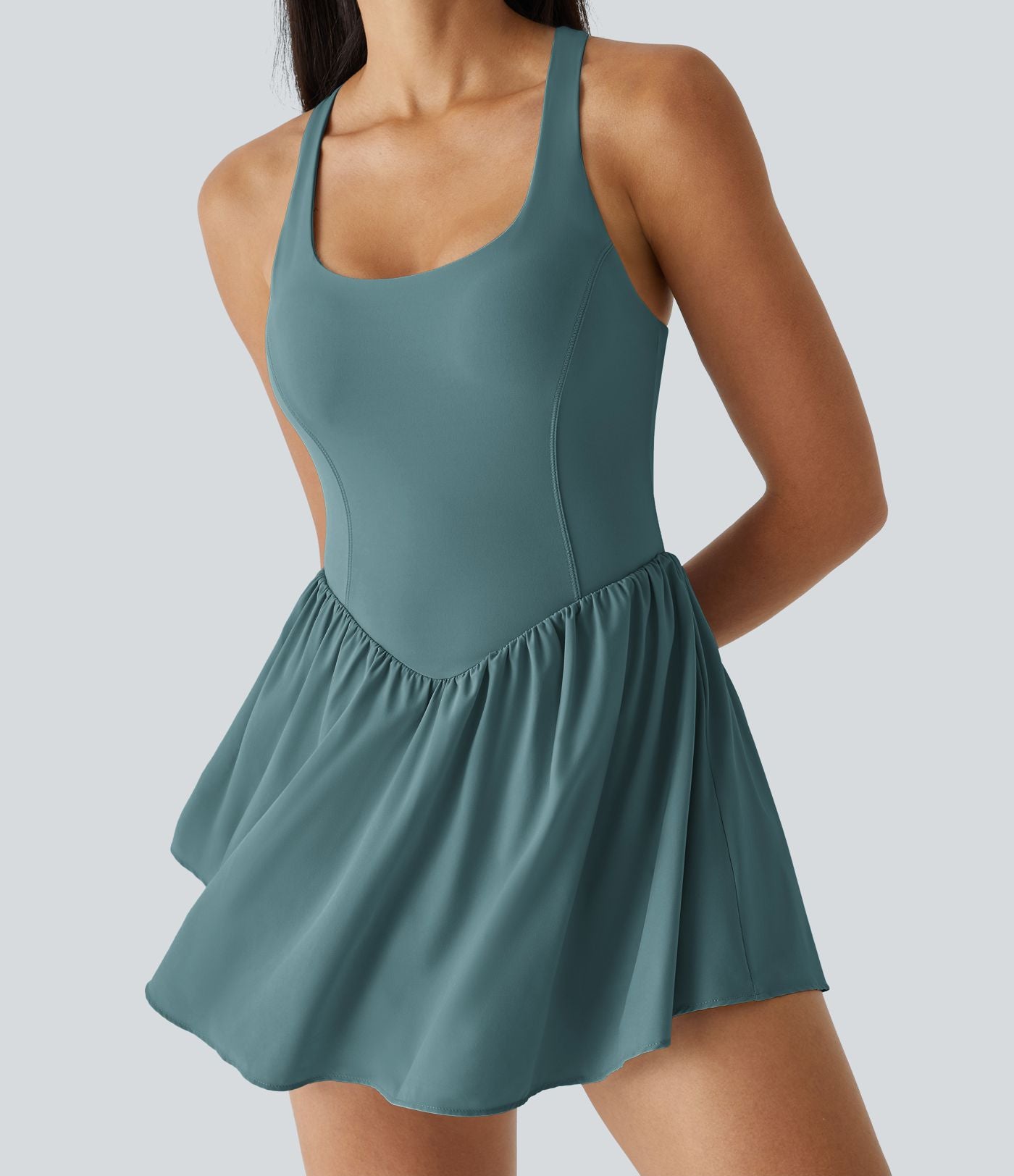 Robe de sport mini 2-en-1 Breezeful™ corset fluide séchage rapide avec poche padel/pickleball A-C
