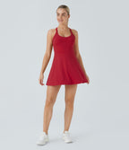 Robe de sport dos nu torsadée A-C