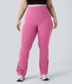Pantalon de yoga à coupe bootcut gainant taille haute grande taille avec poches Halara UltraSculpt™