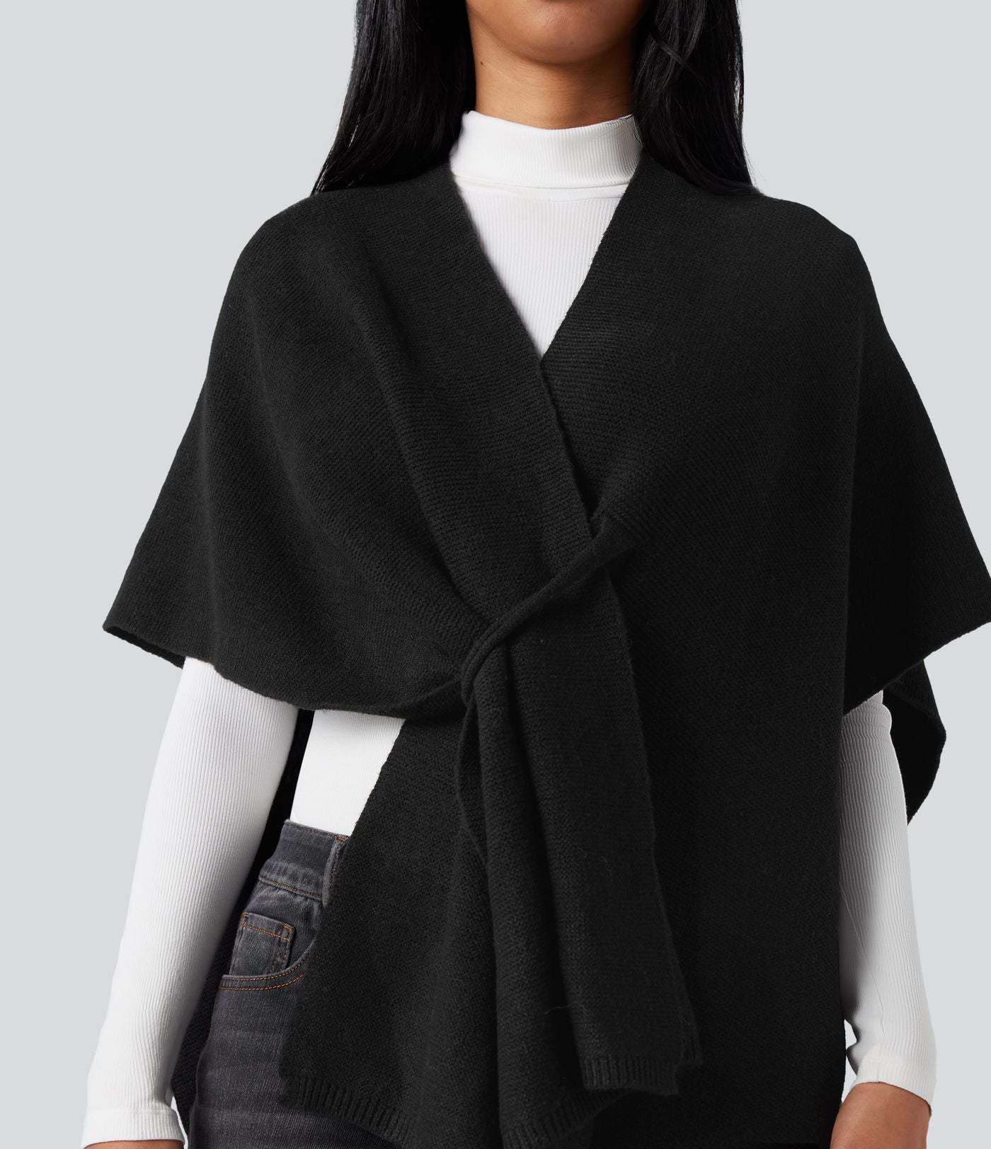 Boléro pull cape tailleur