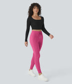 Jogging taille haute Softlyzero™ Plush avec cordon de serrage et poches latérales